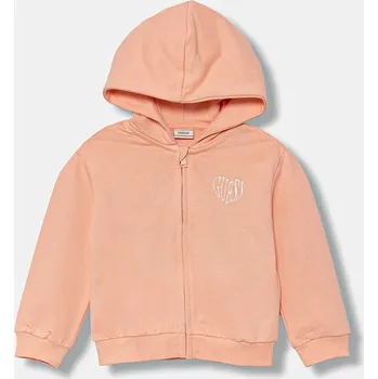 Chlapecká mikina Dětská bavlněná mikina Guess K5YQ05.KAD74.9BYA oranžová 32X, vel. 118-122