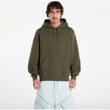 Pánská mikina Mikina Nike x NOCTA Men's Fleece Hoodie Cargo Khaki/ Team Red S