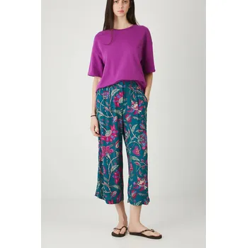 Dámské kalhoty Kalhoty Medicine dámské, zelená barva, široké, high waist RW25.SPD010 67A, vel. L