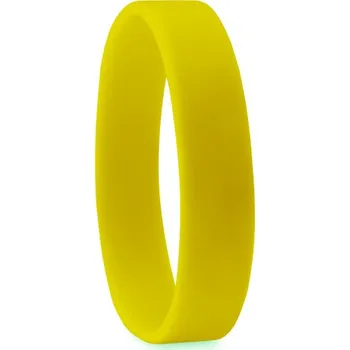 Náramek Silikonový náramek Event - Žlutá, Firemní dárkové předměty s vlastním potiskem