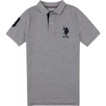 Chlapecké tričko US Polo Assn P3 Polo Shirt Grey G59 8-9Y