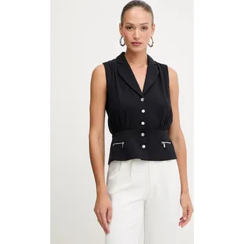 Dámská vesta Vesta Morgan tmavomodrá barva, jednořadá, COZIP 59X, vel. 40