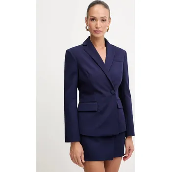 Dámské sako Sako Patrizia Pepe tmavomodrá barva, 8S0541 A623 8S0541.A623 59X, vel. 36
