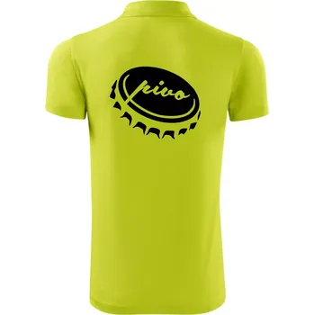 Pánská košile Pivo zátka - Polokošile Victory sportovní (dresovina) - XL ( Limetková )