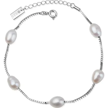 Náramek Ailoria - MATSU Náramek stříbrný/bílá perla Náramky dámské