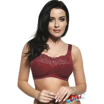 Podprsenka PODPRSENKA 584/PRSENKA VIOLA-RED červené víno 75G