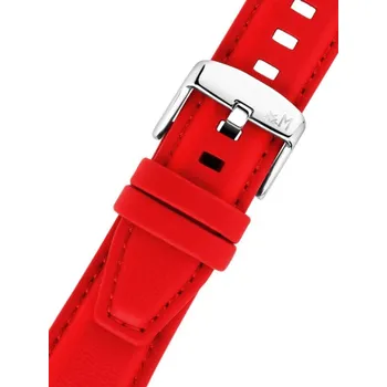 Řemínek na hodinky Koženkový řemínek Morellato Sanremo 5967432.083 M, červený