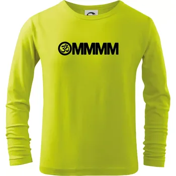 Chlapecké oblečení Yoga mmm - Triko dětské Long Sleeve - 134 cm/8 let ( Limetková )