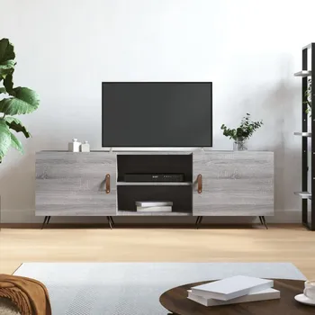 Televizní stolek vidaXL TV skříňka 150 x 30 x 50 cm kompozitní dřevo [829069] Barva: šedá sonoma