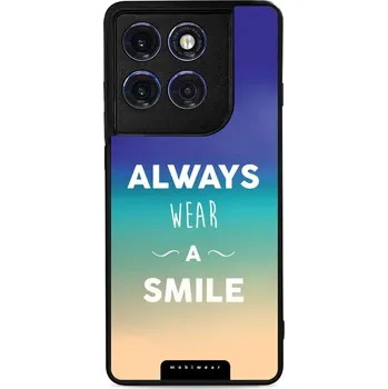 Pouzdro na mobilní telefon Lesklý kryt Mobiwear Glossy - Motorola Edge 60 Pro - G074G Wear a smile (Prémiové lesklé pouzdro, obal, kryt Mobiwear Glossy na mobil Motorola Edge 60 Pro - G074G Wear a smile, materiál Plast + TPU silikon - krytí po všech stranách, neošoupatelný potisk,)