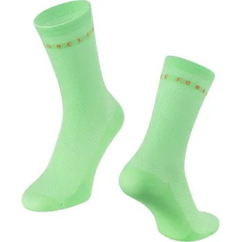 Pánské ponožky FORCE Dlouhé ponožky FORCE SMACK, limeta - S - M (36 - 41)