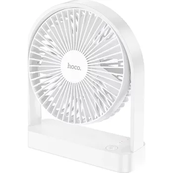 Domácí ventilátor Ultra tenký stolní ventilátor HOCO HX65 bílý