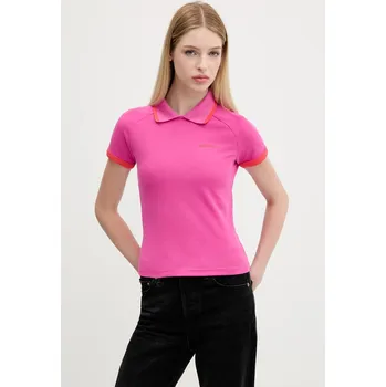 Polo tričko adidas Originals Short Polo JY3489 růžová 30X, vel. M