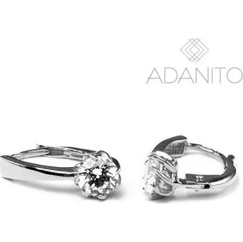 Náušnice Zlaté náušnice z bílého zlata