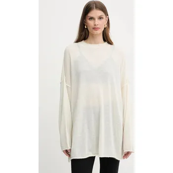 Dámské oblečení Vlněný svetr Pinko 105749.A2UN béžová 01X, vel. XS