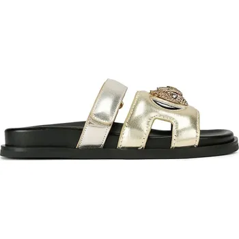 Dámské pantofle Kožené pantofle Kurt Geiger London Eagle Cut Out Sandal 4732666109.GOLDCOMB zlatá GLD, EUR 38