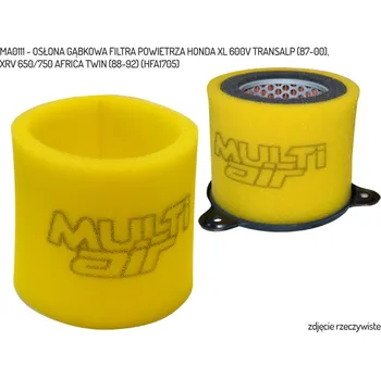 Filtr pro motocykl MULTI AIR Dpřídavný houbový kryt vzduchového filtru HONDA XL 600V TRANSALP (87-00), XRV 650/750 AFRICA TWIN (88-92) (HFA1705) (MULTI AIR Dpřídavný houbový kryt vzduchového filtru HONDA XL 600V TRANSALP (87-00), XRV 650/750 AFRICA TWIN (88-92) (HFA1705))