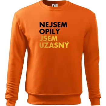 Pánská mikina Nejsem opilý jsem úžasný - Mikina Essential pánská - S ( Oranžová )