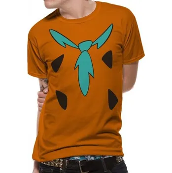 Karnevalový doplněk CID - Tričko pro muže Fred Flintstone - The Flintstones - S