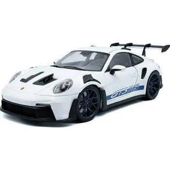 autíčko Solido PORSCHE 911 (992) GT3 RS WHITE WITH BLUE STRIPES 2024 1812102
