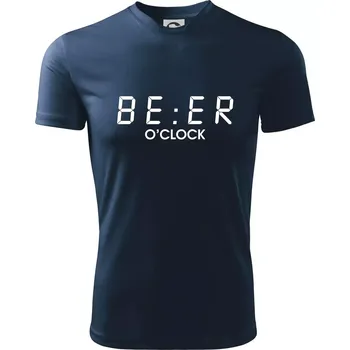 Beer hodiny - Dětské triko sportovní (dresovina) - 146 cm/10 let ( Námořní modrá (velmi tmavá - téměř černá) )