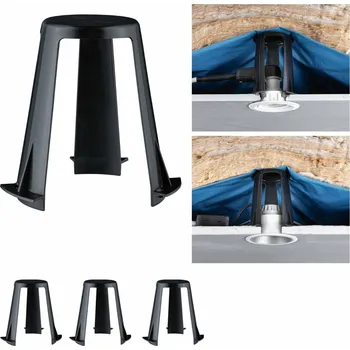 Bodové svítidlo PAULMANN Příslušenství distanční vložka 3ks pro vestavná svítidla 62 - 90mm černá