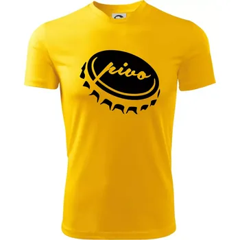 Chlapecké tričko Pivo zátka - Dětské triko sportovní (dresovina) - 146 cm/10 let ( Žlutá )