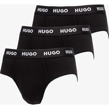 Slipy Slipy Hugo Boss Men-B-Hipbrief 3-Pack Black S