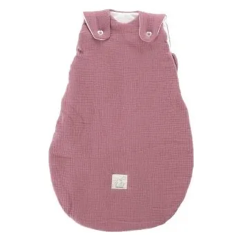 Spacák Träumeland Vnější spací pytel Liebmich Musselin - Pflaume, vel. 62/68