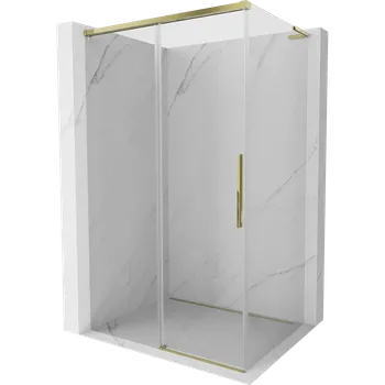 Mexen Rox L sprchový kout posuvný 100 x 90 cm, transparentní, zlatý - 8C2L-100-090-50-00 Sprchové kouty