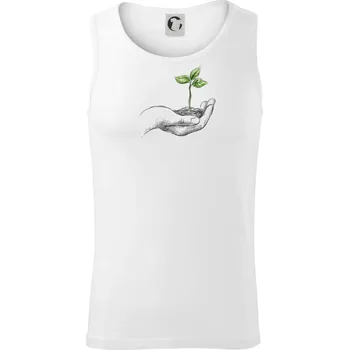 Bio ruka života - Tílko pánské Core - S ( Bílá )