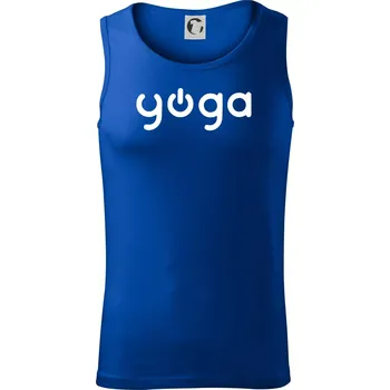 Power yoga logo - Tílko pánské Core - XL ( Královská modrá )