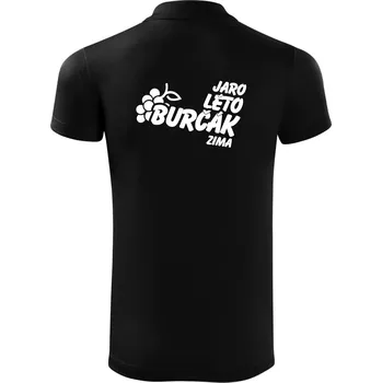 Pánská košile Jaro, léto, burčák, zima - Polokošile Victory sportovní (dresovina) - M ( Černá )