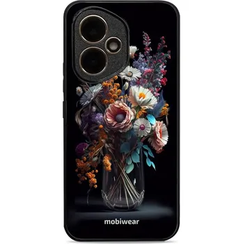 Pouzdro na mobilní telefon Lesklý kryt Mobiwear Glossy - Honor 400 - G012G Kytice ve sklenici (Prémiové lesklé pouzdro, obal, kryt Mobiwear Glossy na mobil Honor 400 - G012G Kytice ve sklenici, materiál Plast + TPU silikon - krytí po všech stranách, neošoupatelný potisk, tenké)