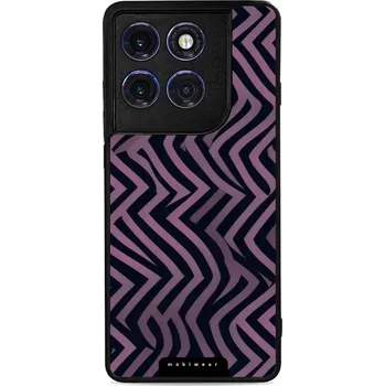 Pouzdro na mobilní telefon Lesklý kryt Mobiwear Glossy - Motorola Edge 60 Pro - GA55G Fialové klikyháky (Prémiové lesklé pouzdro, obal, kryt Mobiwear Glossy na mobil Motorola Edge 60 Pro - GA55G Fialové klikyháky, materiál Plast + TPU silikon - krytí po všech stranách, neošoupateln