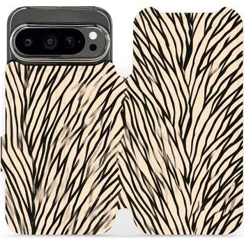 Pouzdro na mobilní telefon Flipové pouzdro Mobiwear - Google Pixel 9 Pro - VA52S V koruně stromu (Knížkové flip pouzdro, obal, kryt na mobil Google Pixel 9 Pro - VA52S V koruně stromu, materiál Umělá kůže + TPU - ochrana 360°, stojánek, silikonová vanička, magnetické zavírání)