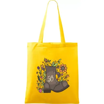 Stará bota 50 - Taška bavlněná - 42 x 38 cm ( Žlutá )