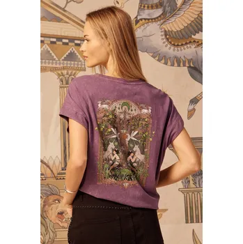 Bavlněné tričko Medicine RW25-TSD252 fialová 48X, vel. XL