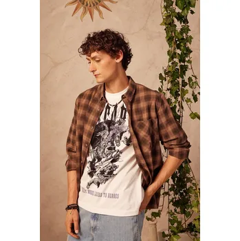 Pánské tričko Bavlněné tričko Medicine pánské, bílá barva, s potiskem RW25-TSM258 00A, vel. XXL