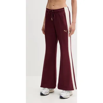 Tepláky Puma 632138 burgundské 93X, vel. XS