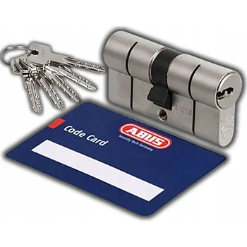 Vložka do dveří BUBNOVÁ VLOŽKA DO DVEŘÍ ABUS NIKL PERLEŤOVÁ 5 KLÍČŮ SPOJKA 40/45