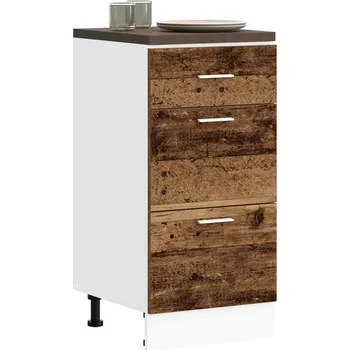 Kuchyňská skříňka Spodní skříňka "Lyon" staré dřevo 40 x 46 x 81,5 cm, konstrukční dřevo