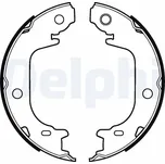 Sada brzdových čelistí, parkovací brzda DELPHI LS2122
