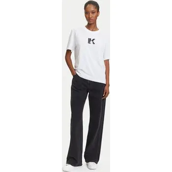 Karl Lagerfeld Jeans T-Shirt A3W17094 Bílá Regular Fit XL