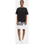 Karl Lagerfeld Jeans Každodenní šaty A3W13005 Černá Regular Fit S