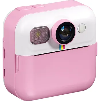 Tiskárna COLORWAY dětský fotoaparát a kamera s tiskárnou CW-PHP01P/ 2,4" IPS/ 1500mAh/ USB-C/ Android/ iOS/ růžová