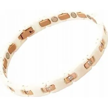 Náramek Tiens Dámský náramek - bílý, prodloužený, délka 20 cm