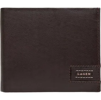 Lagen peněženka z pravé kůže hnědá - muž