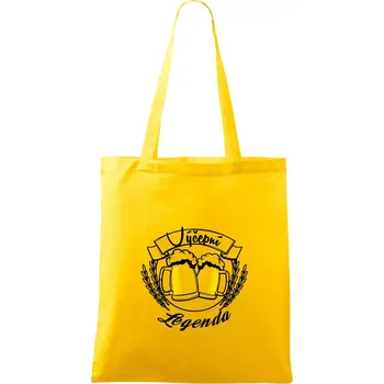Výčepní legenda - Taška bavlněná - 42 x 38 cm ( Žlutá )