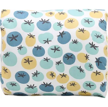 Kojící polštář Polštář na předloktí pro kojení 25 x 23 cm Kojící podložka pro pohodlné držení dítěte Bavlna a polyester Bílý s barevným vzorem